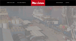 Desktop Screenshot of maclaren.com.br